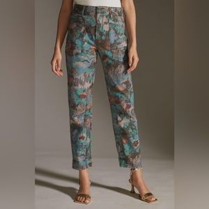 Pilcro the Wanderer Multicolor Floral Utility Pant